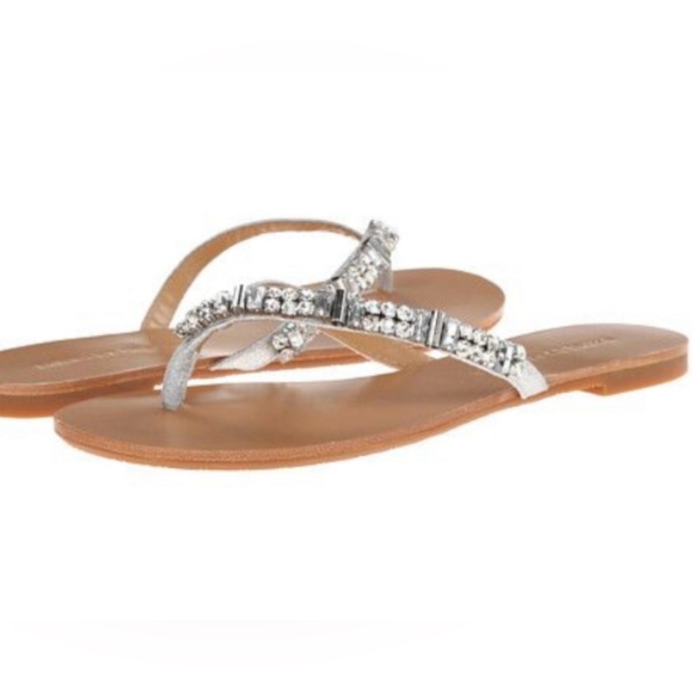 Badgley Mischka Kamryn Leather Sandals size 8